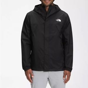 The North Face Mens Antora Rain Jacket, Black, Size Large